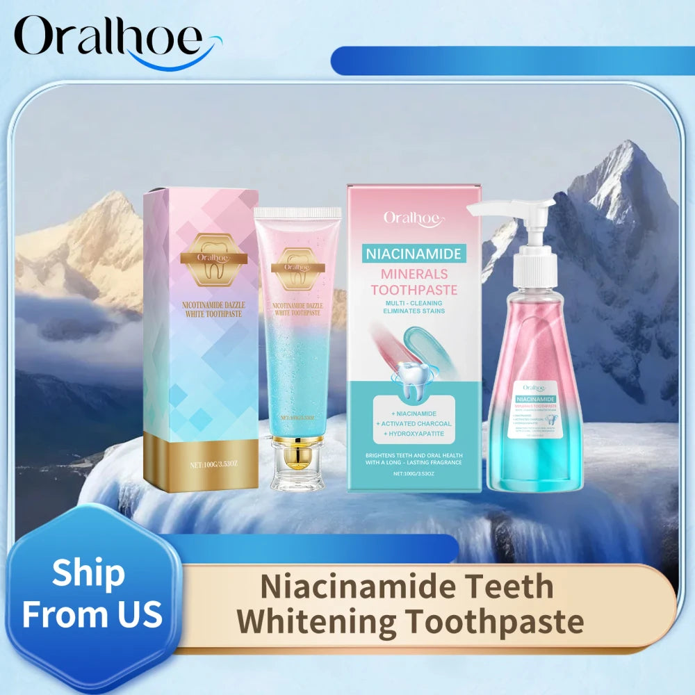 Oralhoe Niacinamide Teeth Whitening Toothpaste