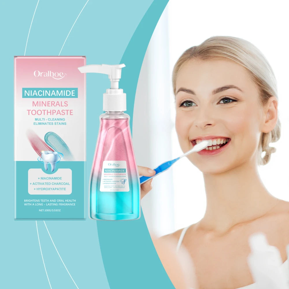 Oralhoe Niacinamide Teeth Whitening Toothpaste