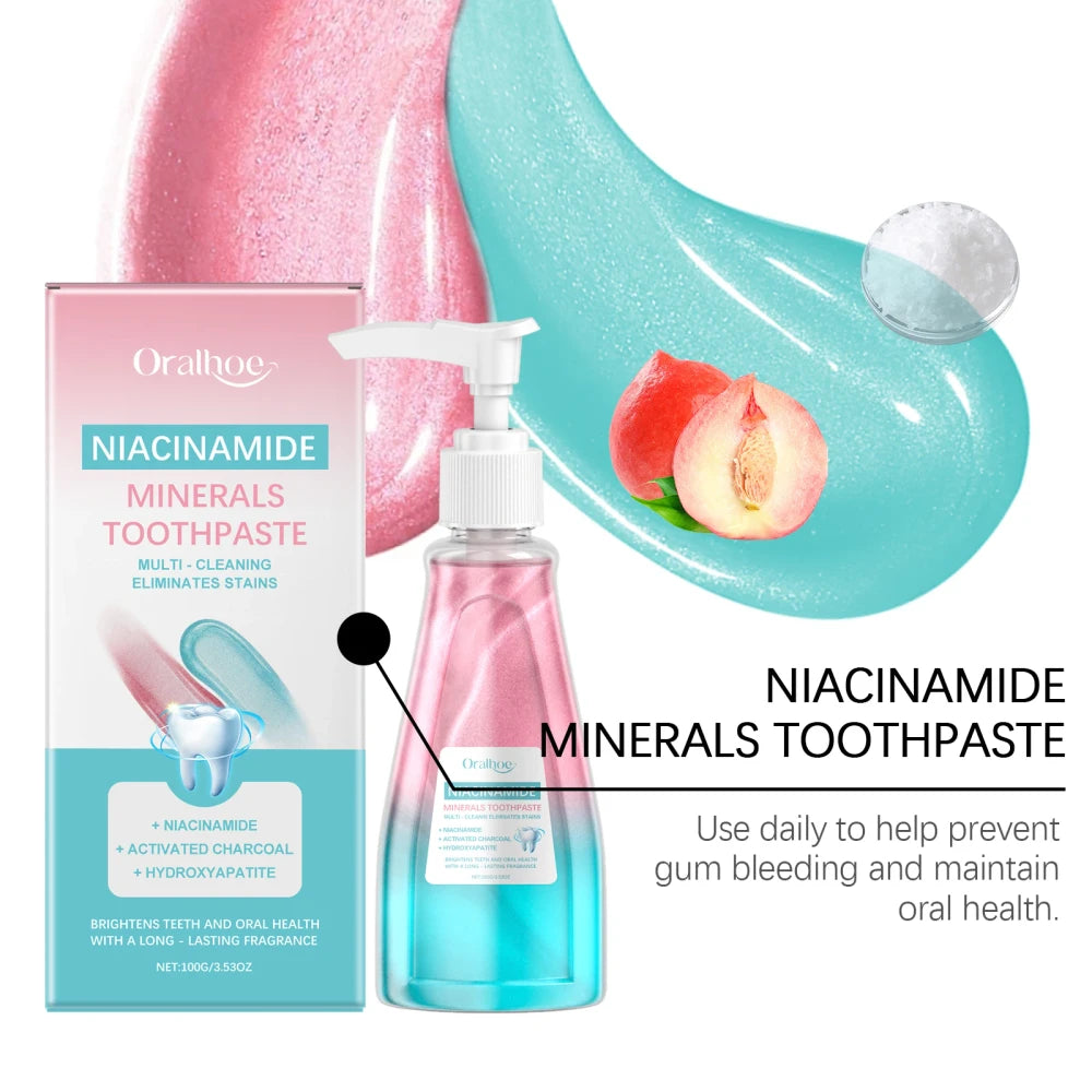 Oralhoe Niacinamide Teeth Whitening Toothpaste